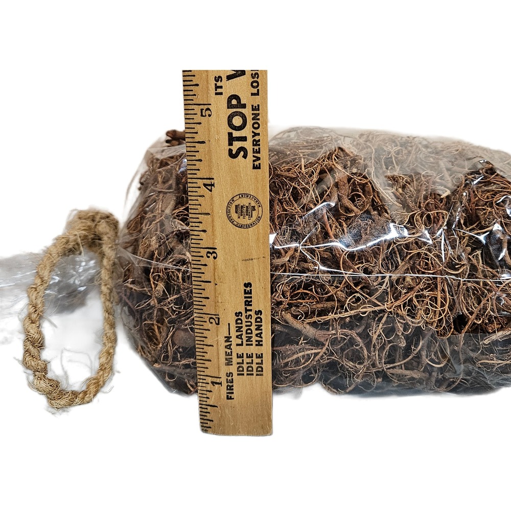 2 New Packs Natural Dried Boho Vase Filler Curly Moss/Vine/Branches Craft Supply - Picture 8 of 8